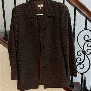 Womans Zanella Brown/Black Blazer